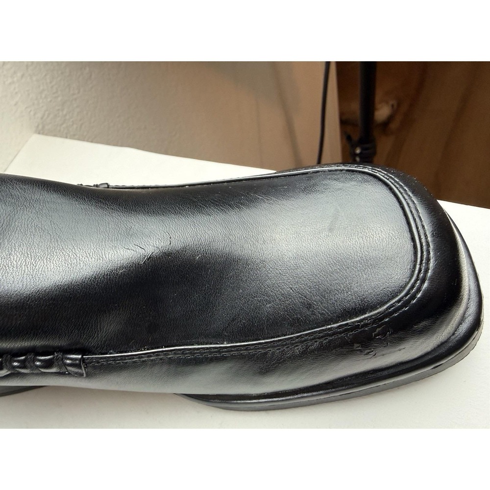 Skechers Y2K Black Platform Chunky Loafer Shoe Sz 8.5 Womens Grunge Goth Witchy - Picture 12 of 16